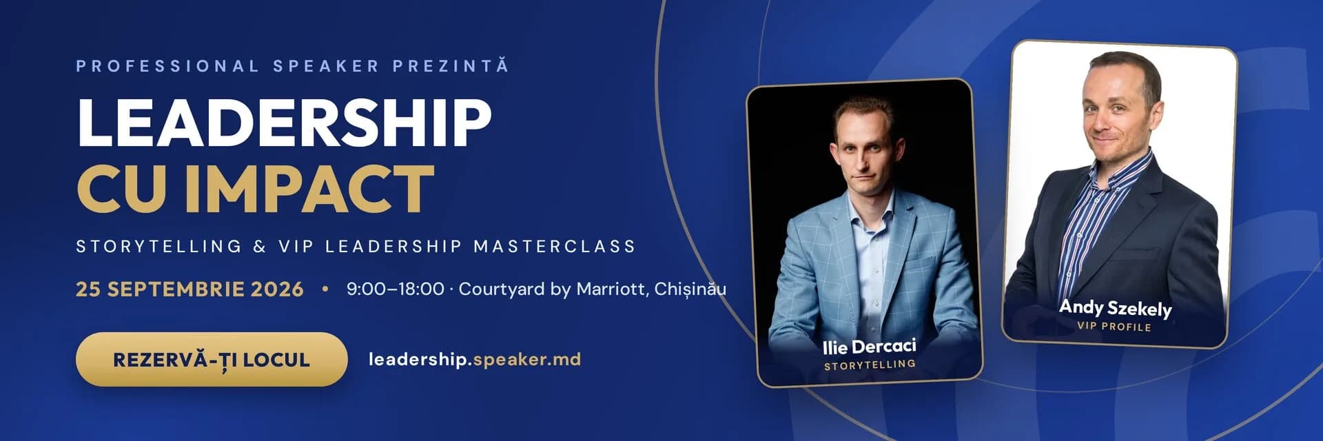 Leadership cu Impact LIVE — 27 septembrie, Chișinău. Rezervă locul.