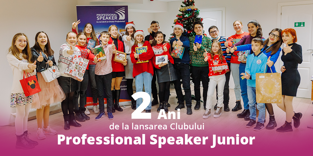2 ani de la Lansarea Clubului Professional Speaker pentru adolescenți