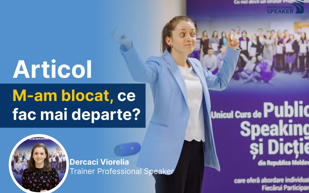 M-am blocat, ce fac mai departe?